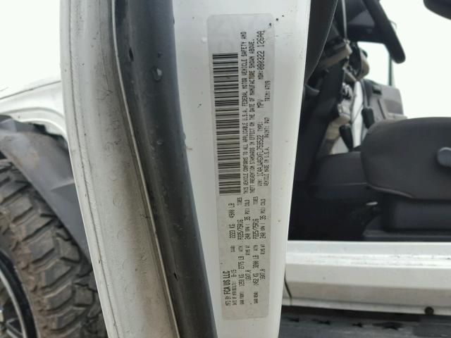 1C4AJWAGXFL759522 - 2015 JEEP WRANGLER S WHITE photo 10