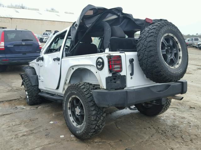 1C4AJWAGXFL759522 - 2015 JEEP WRANGLER S WHITE photo 3