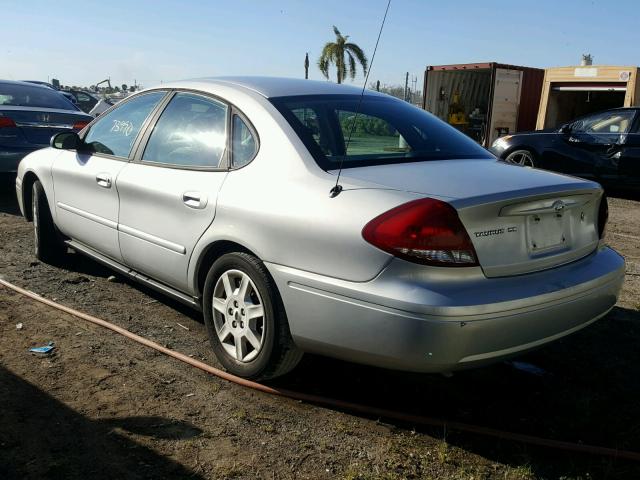 1FAFP53U47A197976 - 2007 FORD TAURUS SE SILVER photo 3