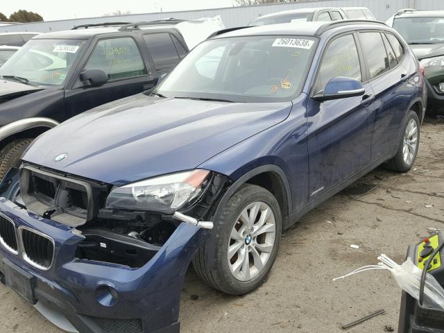 WBAVL1C58DVR90833 - 2013 BMW X1 XDRIVE2 BLUE photo 2