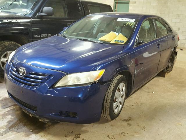 4T1BE46K18U235260 - 2008 TOYOTA CAMRY CE BLUE photo 2