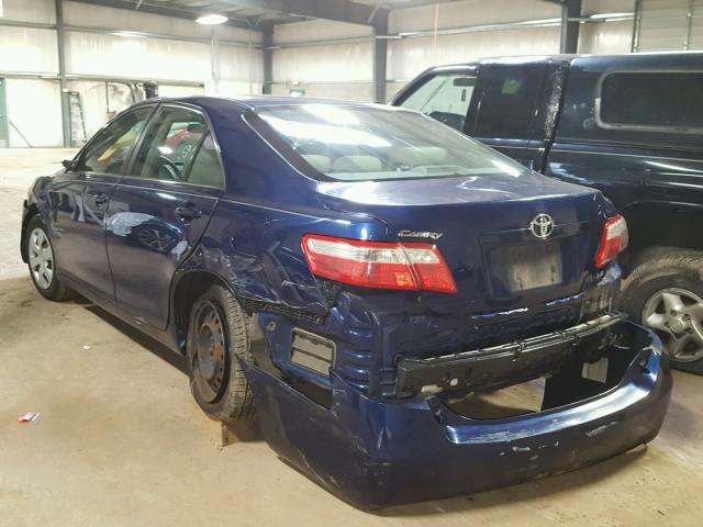 4T1BE46K18U235260 - 2008 TOYOTA CAMRY CE BLUE photo 3