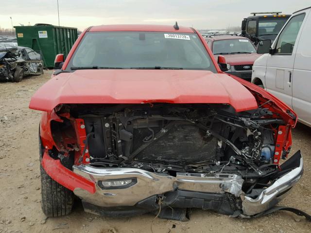 1GTV2MEC1GZ158394 - 2016 GMC SIERRA K15 RED photo 9