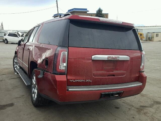 1GKS2JKJ6FR211579 - 2015 GMC YUKON XL D RED photo 3