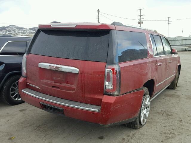 1GKS2JKJ6FR211579 - 2015 GMC YUKON XL D RED photo 4