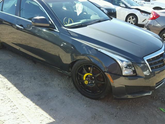 1G6AA5RX0E0174871 - 2014 CADILLAC ATS GRAY photo 9