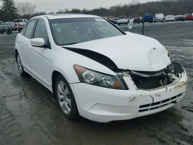 1HGCP26888A062206 - 2008 HONDA ACCORD EXL WHITE photo 1