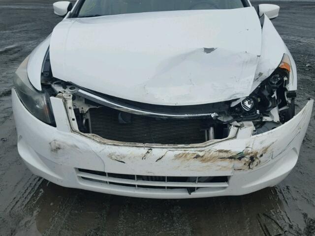 1HGCP26888A062206 - 2008 HONDA ACCORD EXL WHITE photo 9