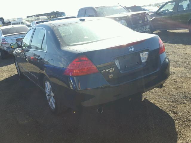 1HGCM66507A017913 - 2007 HONDA ACCORD EX BLACK photo 3