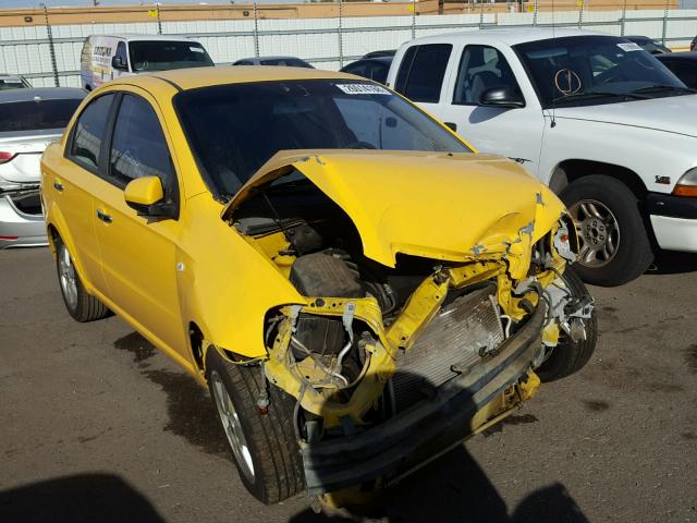 KL1TG56678B159171 - 2008 CHEVROLET AVEO LT YELLOW photo 1