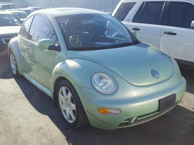 3VWDD21C42M412932 - 2002 VOLKSWAGEN NEW BEETLE GREEN photo 1