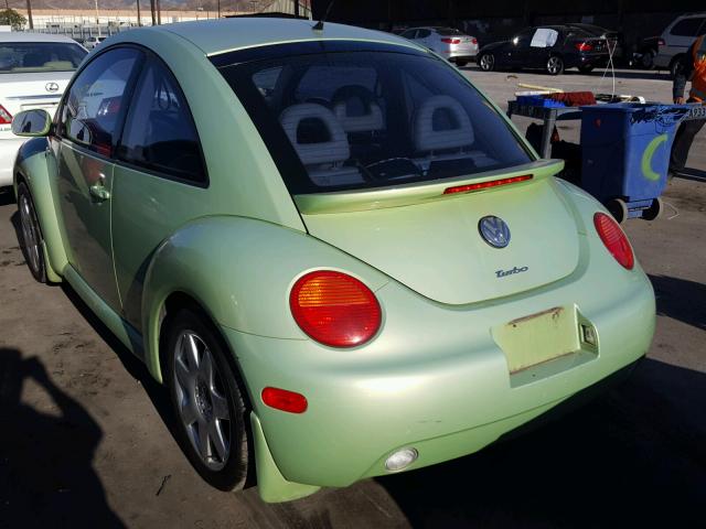 3VWDD21C42M412932 - 2002 VOLKSWAGEN NEW BEETLE GREEN photo 3