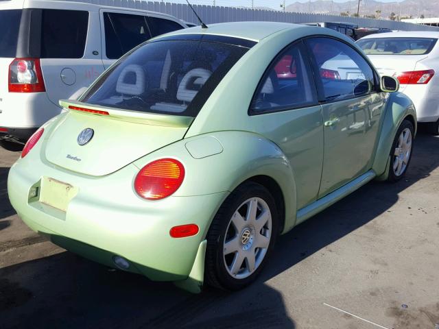 3VWDD21C42M412932 - 2002 VOLKSWAGEN NEW BEETLE GREEN photo 4