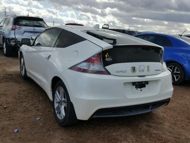 JHMZF1D40BS010400 - 2011 HONDA CR-Z WHITE photo 3