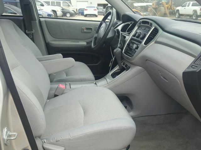 JTEDP21A150057441 - 2005 TOYOTA HIGHLANDER SILVER photo 5