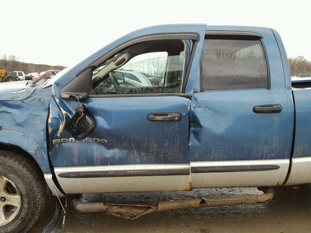 1D7HU18D94S576349 - 2004 DODGE RAM 1500 S BLUE photo 9