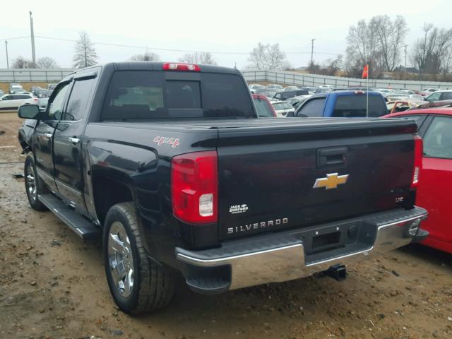 3GCUKSEC2GG119118 - 2016 CHEVROLET SILVERADO BLACK photo 3