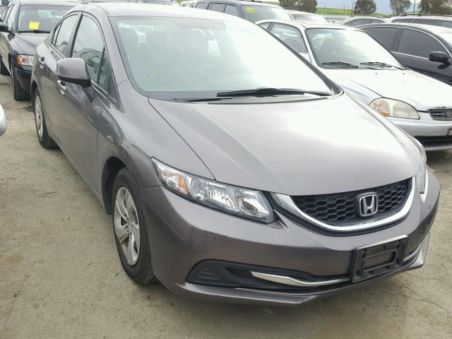 19XFB2E5XDE053595 - 2013 HONDA CIVIC LX GOLD photo 1