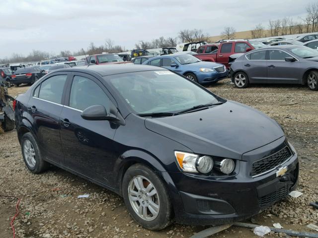 1G1JC5SG3D4207427 - 2013 CHEVROLET SONIC LT BLACK photo 1