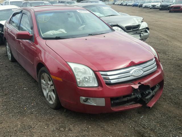 3FAHP08Z08R249269 - 2008 FORD FUSION SEL RED photo 1