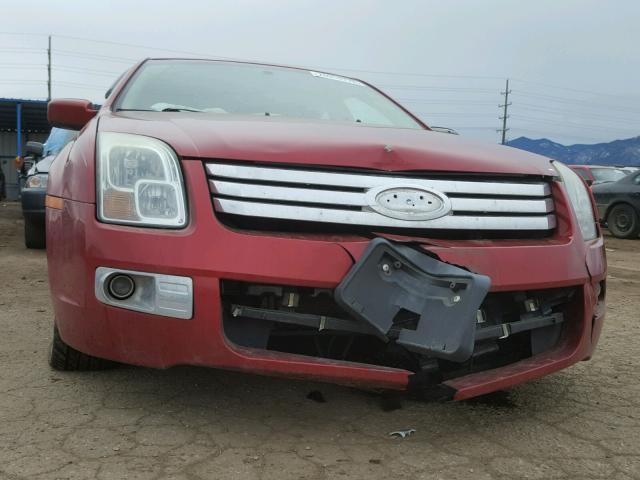 3FAHP08Z08R249269 - 2008 FORD FUSION SEL RED photo 9