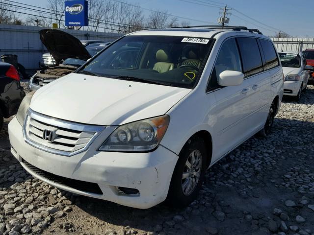 5FNRL386X8B056792 - 2008 HONDA ODYSSEY EX WHITE photo 2