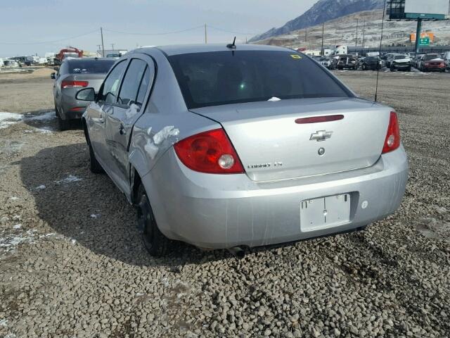 1G1AH5F52A7159309 - 2010 CHEVROLET COBALT SILVER photo 3