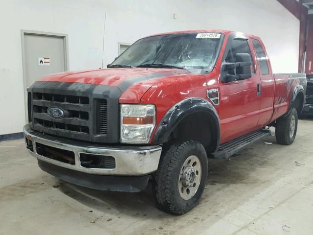 1FTSX21R08EC43092 - 2008 FORD F250 SUPER RED photo 2