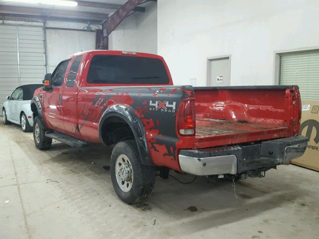 1FTSX21R08EC43092 - 2008 FORD F250 SUPER RED photo 3