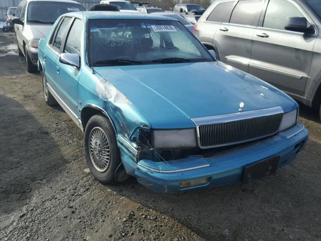 1C3XA3630PF554391 - 1993 CHRYSLER LEBARON LE BLUE photo 1