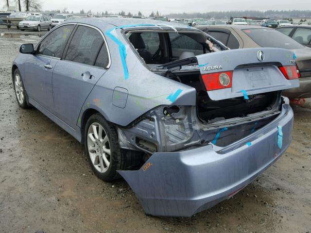 JH4CL96976C024588 - 2006 ACURA TSX BLUE photo 3