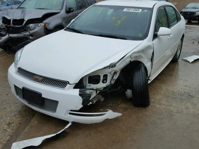 2G1WG5E35C1274396 - 2012 CHEVROLET IMPALA LT WHITE photo 2