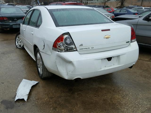 2G1WG5E35C1274396 - 2012 CHEVROLET IMPALA LT WHITE photo 3