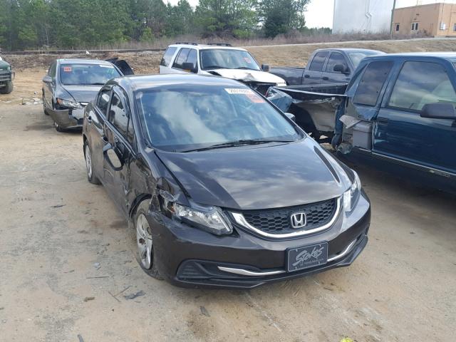 2HGFB2F53EH529787 - 2014 HONDA CIVIC LX BROWN photo 1