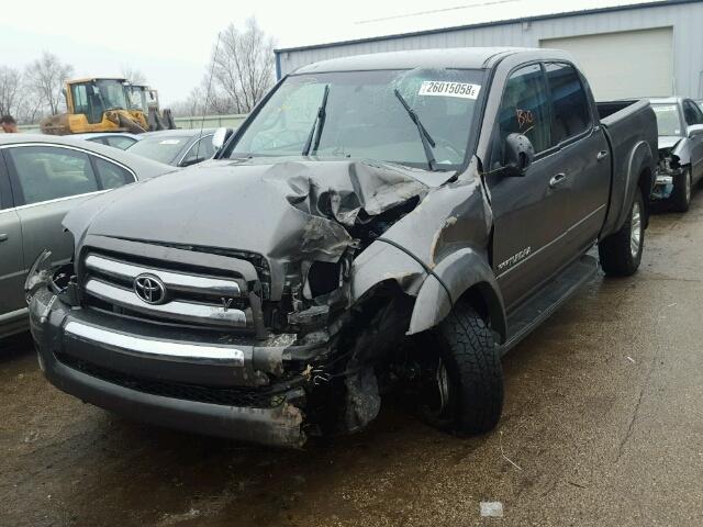 5TBDT44186S529990 - 2006 TOYOTA TUNDRA DOU GRAY photo 2