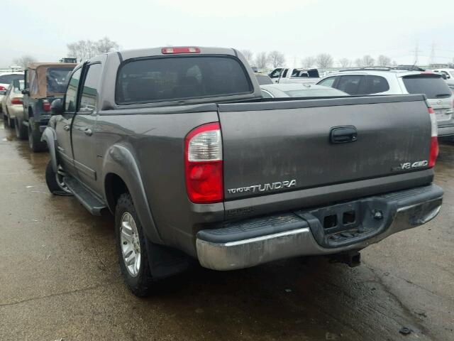 5TBDT44186S529990 - 2006 TOYOTA TUNDRA DOU GRAY photo 3