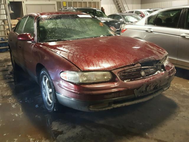 2G4WF551711273736 - 2001 BUICK REGAL GS MAROON photo 1