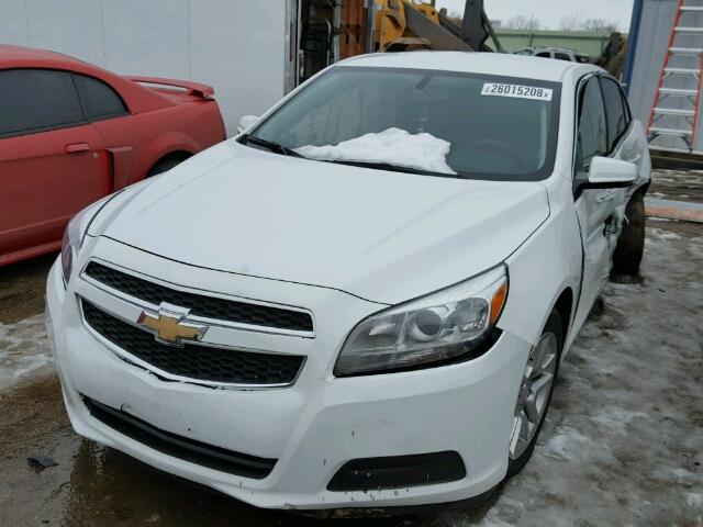 1G11C5SA0DF173186 - 2013 CHEVROLET MALIBU 1LT WHITE photo 2