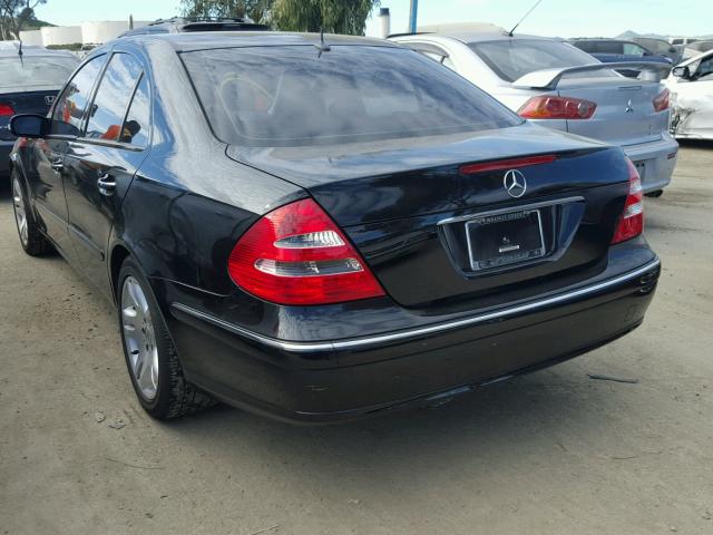 WDBUF70J03A098140 - 2003 MERCEDES-BENZ E 500 BLACK photo 3