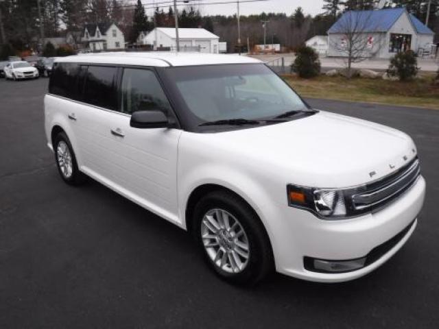 2FMGK5C85FBA02952 - 2015 FORD FLEX SEL WHITE photo 2