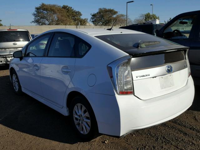 JTDKN3DU9A0121572 - 2010 TOYOTA PRIUS WHITE photo 3