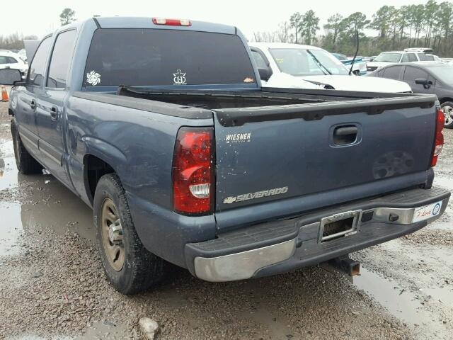 2GCEC13V171107146 - 2007 CHEVROLET SILVERADO BLUE photo 3