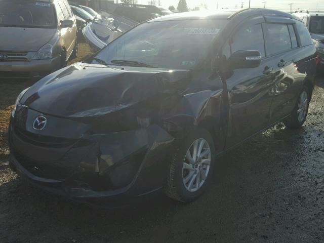 JM1CW2BL4D0161830 - 2013 MAZDA 5 BLACK photo 2