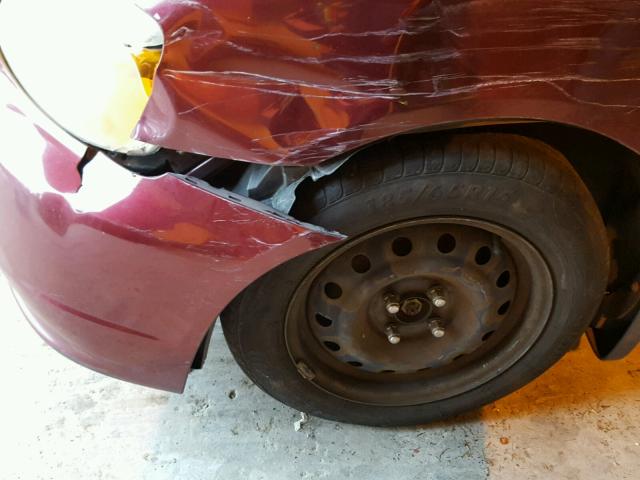 2HGES25853H537880 - 2003 HONDA CIVIC EX BURGUNDY photo 9