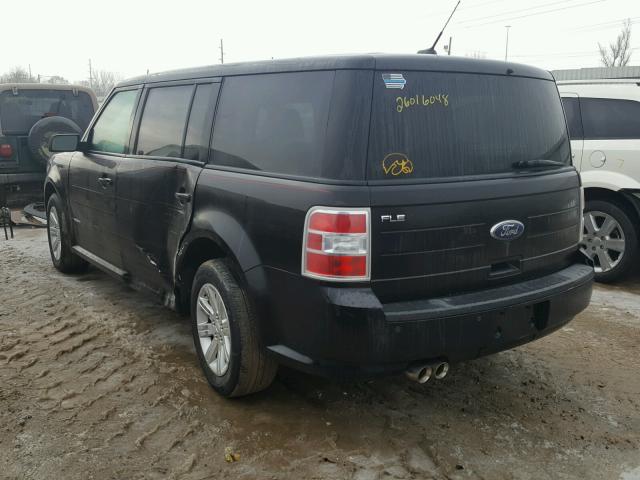 2FMDK51C69BA06426 - 2009 FORD FLEX SE BLACK photo 3