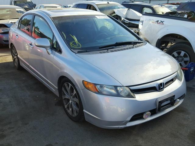 2HGFA55557H707210 - 2007 HONDA CIVIC SI SILVER photo 1