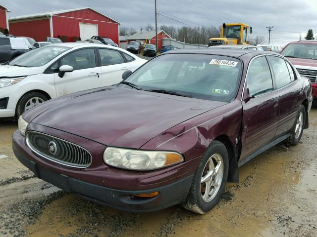 1G4HP52K244165908 - 2004 BUICK LESABRE CU PURPLE photo 2