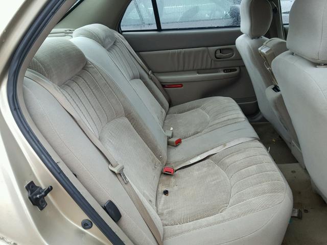 2G4WS52J141179565 - 2004 BUICK CENTURY CU TAN photo 6