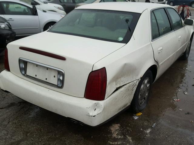 1G6KD54Y22U204632 - 2002 CADILLAC DEVILLE CREAM photo 4