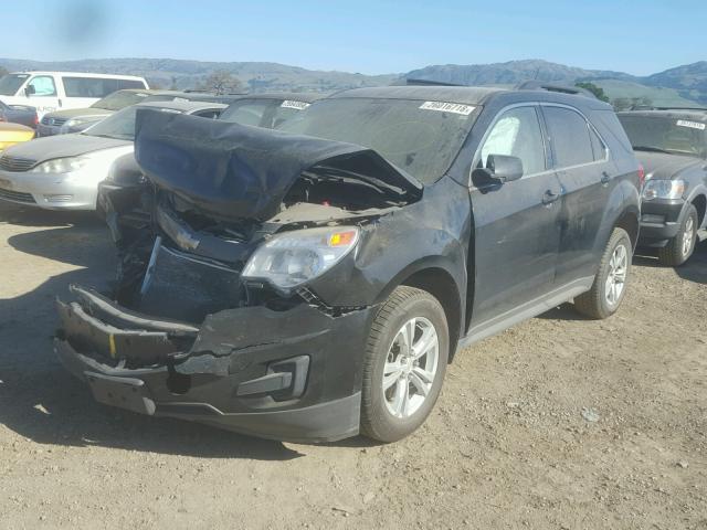 2GNALDEKXD6412802 - 2013 CHEVROLET EQUINOX LT BLACK photo 2